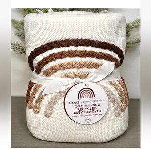 Pottery Barn Kids Tonal Rainbow Baby Blanket